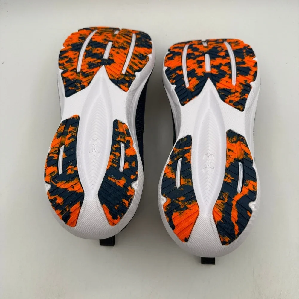 Under Armour UA Assert 11 Shoes Mens Size 8.5 Blue Orange Running 3027715-401
